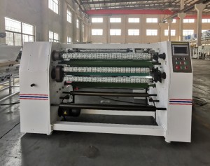 High speed bopp adhesive packing tape slitting machine